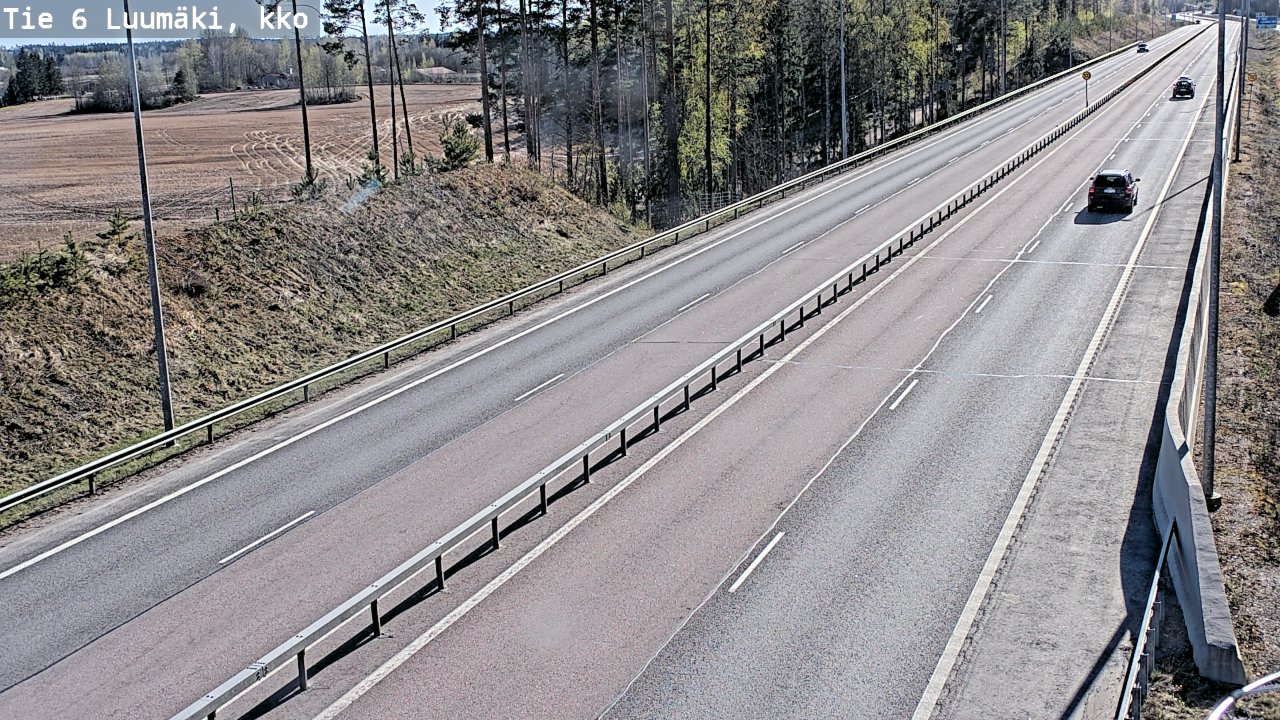 Kelikamerat Kuva Tie 6 Luumäki, kirkko, Luumäki, Etelä-Karjala