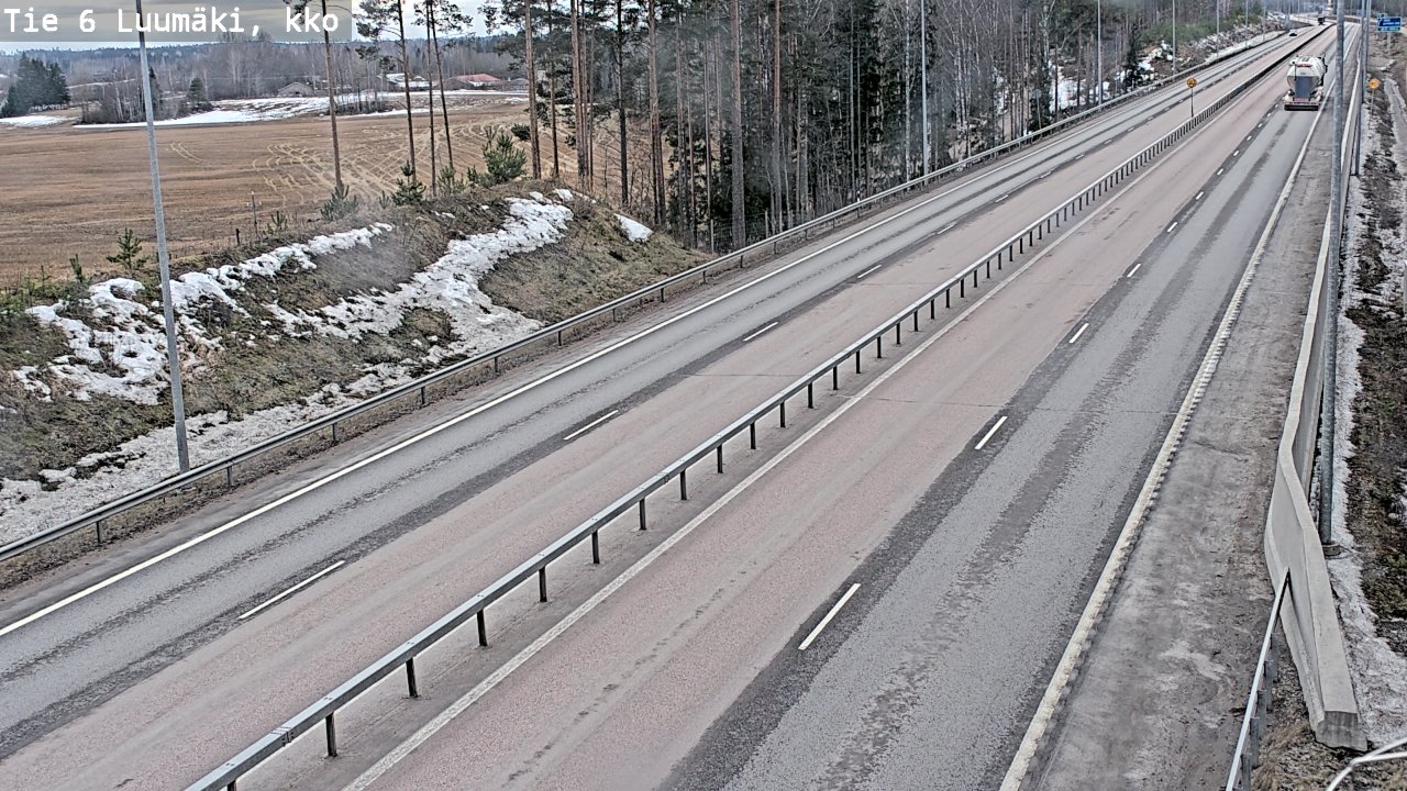 Kelikamerat Kuva Tie 6 Luumäki, kirkko, Luumäki, Etelä-Karjala