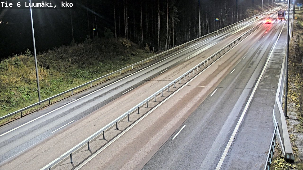 Kelikamerat Kuva Tie 6 Luumäki, kirkko, Luumäki, Etelä-Karjala