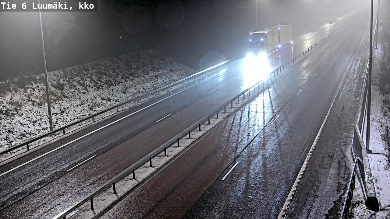 Weather Camera Image Road 6 Luumäki, kirkko, Luumäki, Etelä-Karjala