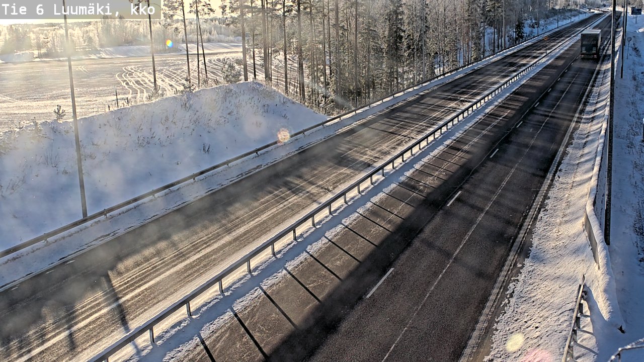 Kelikamerat Kuva Tie 6 Luumäki, kirkko, Luumäki, Etelä-Karjala