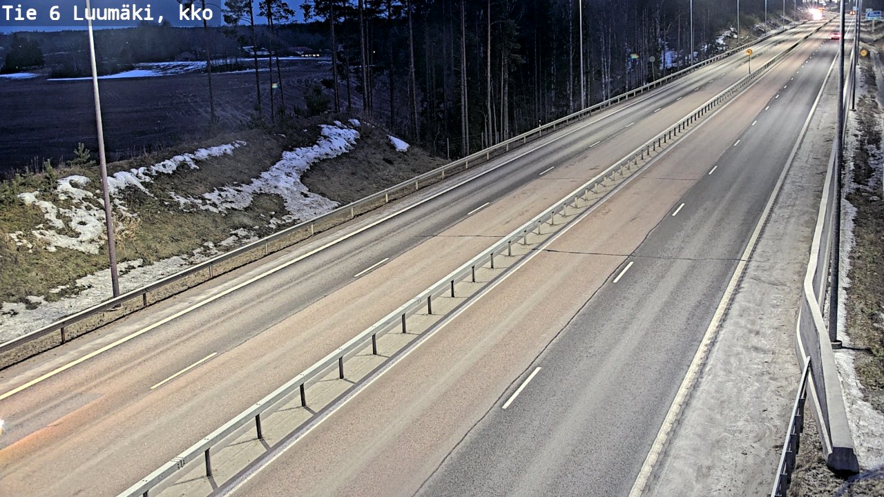 Kelikamerat Kuva Tie 6 Luumäki, kirkko, Luumäki, Etelä-Karjala