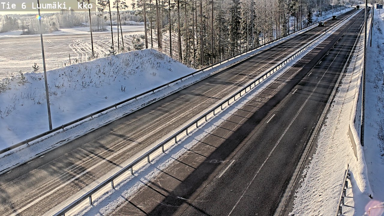 Kelikamerat Kuva Tie 6 Luumäki, kirkko, Luumäki, Etelä-Karjala