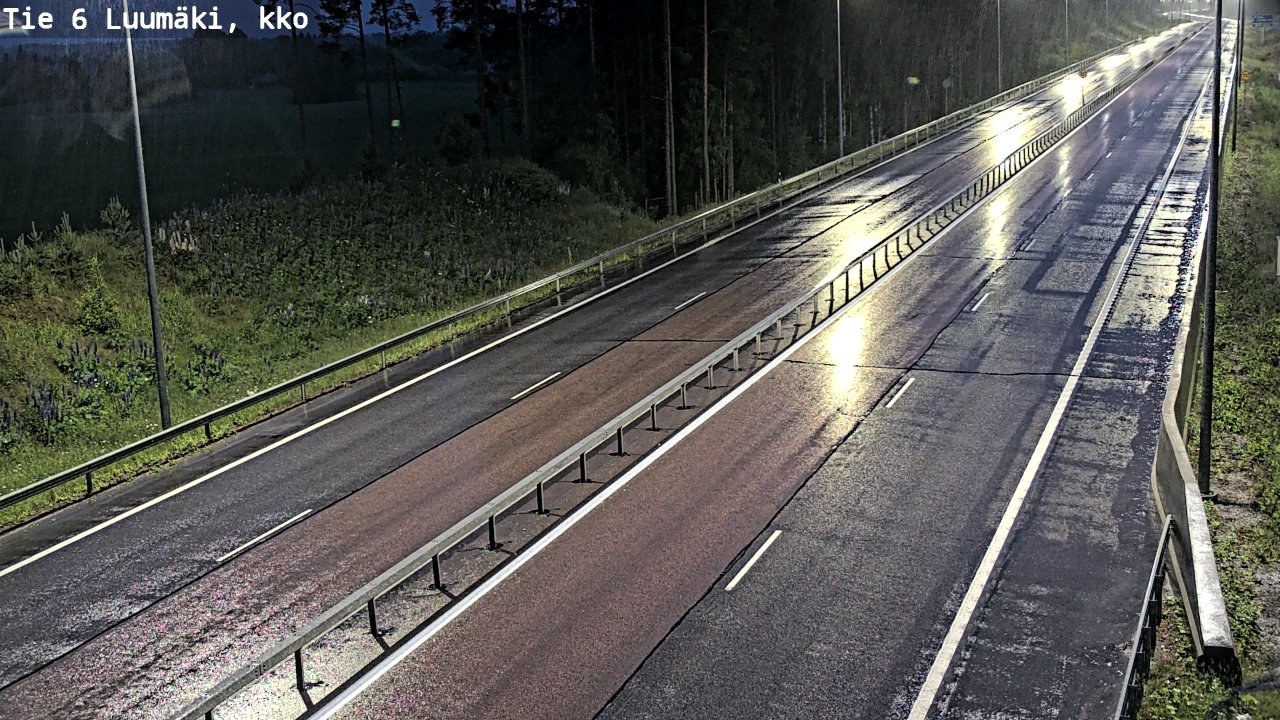 Kelikamerat Kuva Tie 6 Luumäki, kirkko, Luumäki, Etelä-Karjala