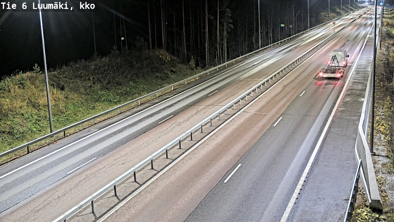 Kelikamerat Kuva Tie 6 Luumäki, kirkko, Luumäki, Etelä-Karjala