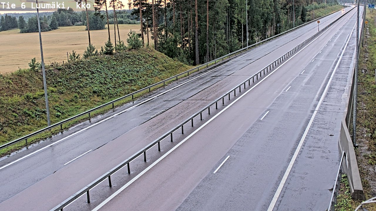 Kelikamerat Kuva Tie 6 Luumäki, kirkko, Luumäki, Etelä-Karjala
