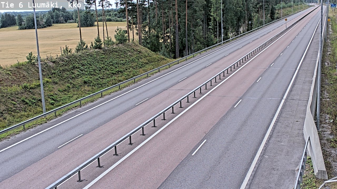 Kelikamerat Kuva Tie 6 Luumäki, kirkko, Luumäki, Etelä-Karjala