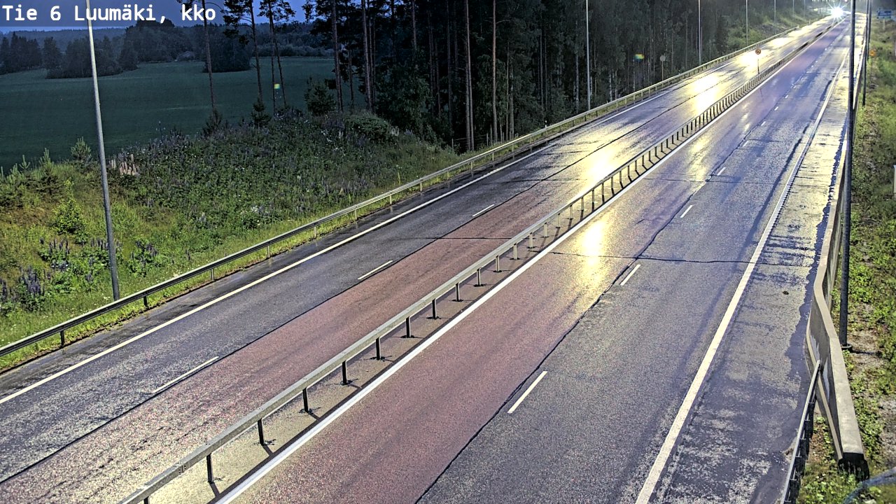 Kelikamerat Kuva Tie 6 Luumäki, kirkko, Luumäki, Etelä-Karjala