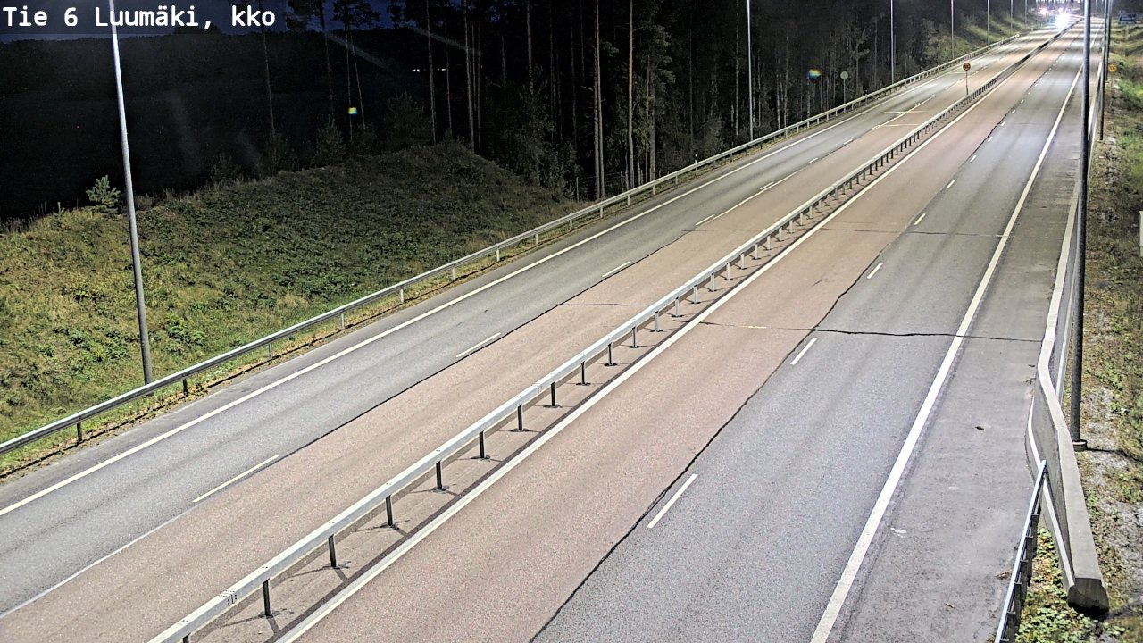 Kelikamerat Kuva Tie 6 Luumäki, kirkko, Luumäki, Etelä-Karjala