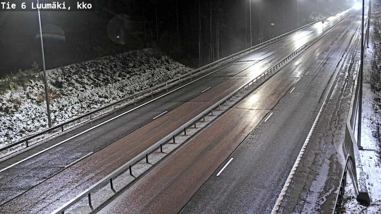 Weather Camera Image Road 6 Luumäki, kirkko, Luumäki, Etelä-Karjala