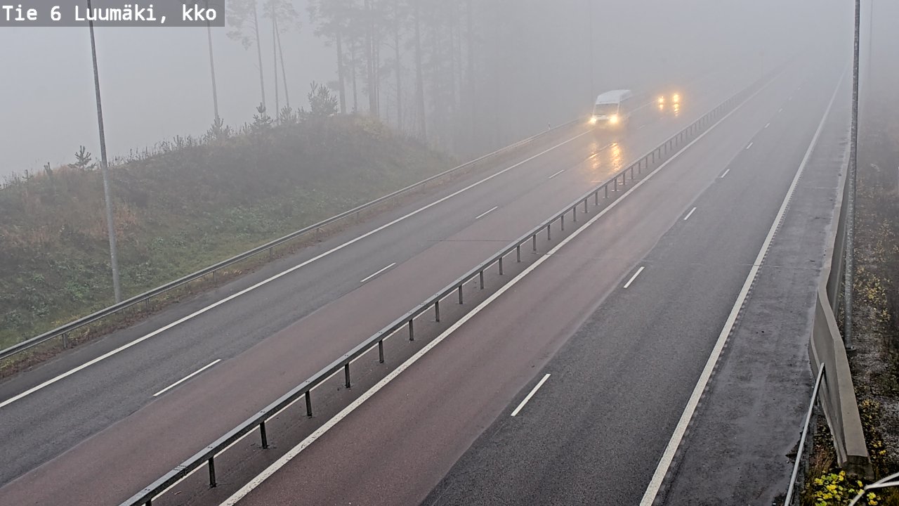 Kelikamerat Kuva Tie 6 Luumäki, kirkko, Luumäki, Etelä-Karjala