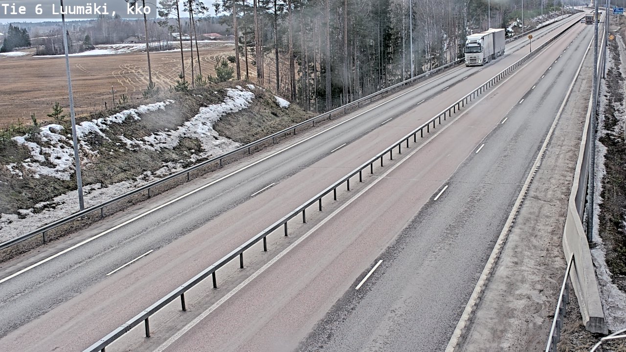 Kelikamerat Kuva Tie 6 Luumäki, kirkko, Luumäki, Etelä-Karjala