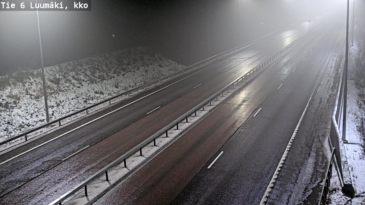 Weather Camera Image Road 6 Luumäki, kirkko, Luumäki, Etelä-Karjala