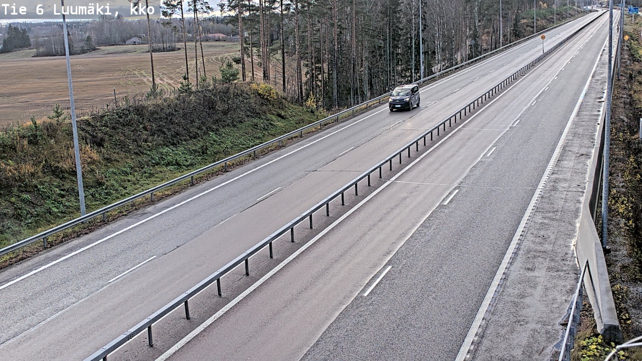 Kelikamerat Kuva Tie 6 Luumäki, kirkko, Luumäki, Etelä-Karjala