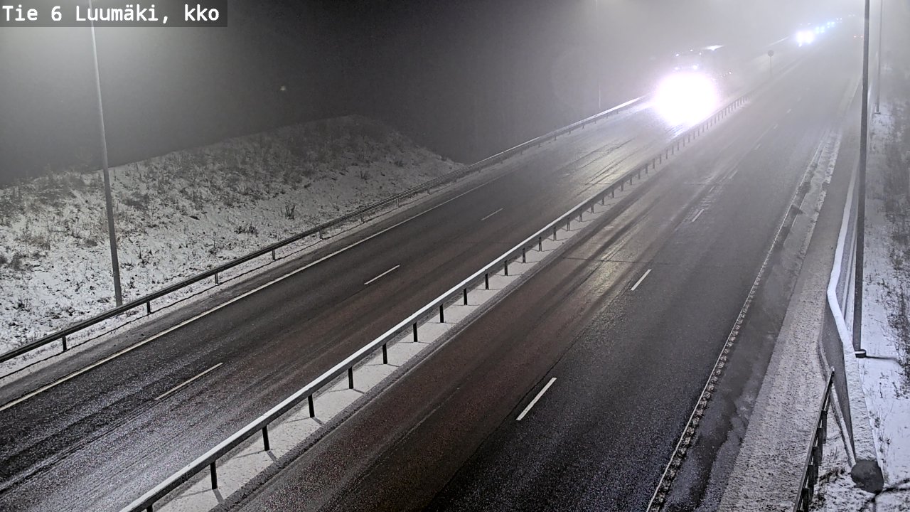 Weather Camera Image Road 6 Luumäki, kirkko, Luumäki, Etelä-Karjala