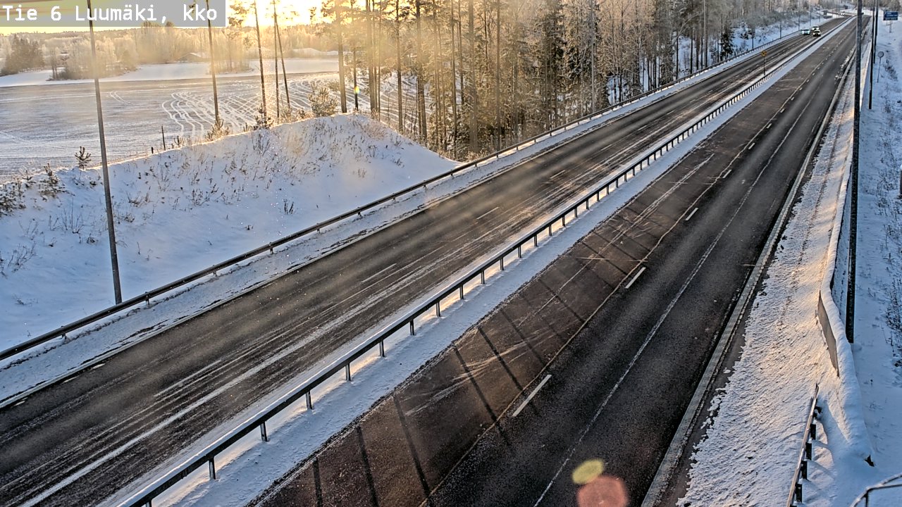 Kelikamerat Kuva Tie 6 Luumäki, kirkko, Luumäki, Etelä-Karjala