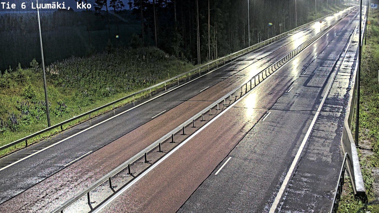 Kelikamerat Kuva Tie 6 Luumäki, kirkko, Luumäki, Etelä-Karjala