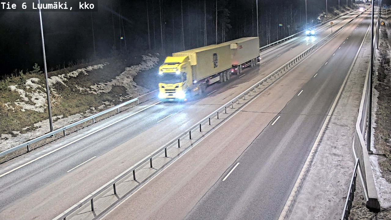 Kelikamerat Kuva Tie 6 Luumäki, kirkko, Luumäki, Etelä-Karjala