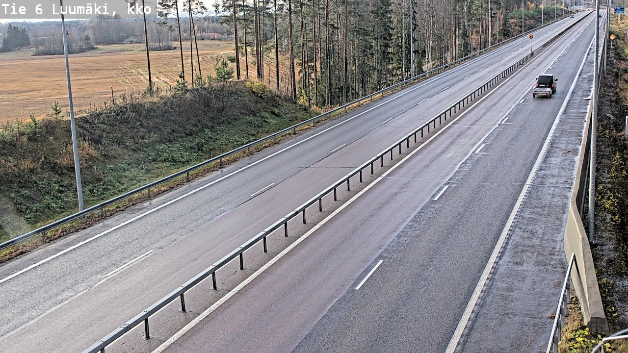 Kelikamerat Kuva Tie 6 Luumäki, kirkko, Luumäki, Etelä-Karjala