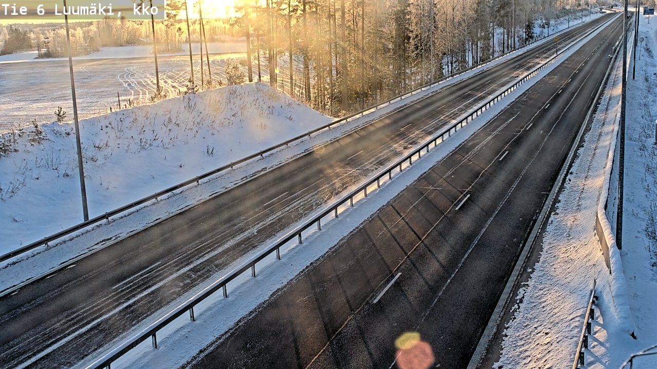Kelikamerat Kuva Tie 6 Luumäki, kirkko, Luumäki, Etelä-Karjala