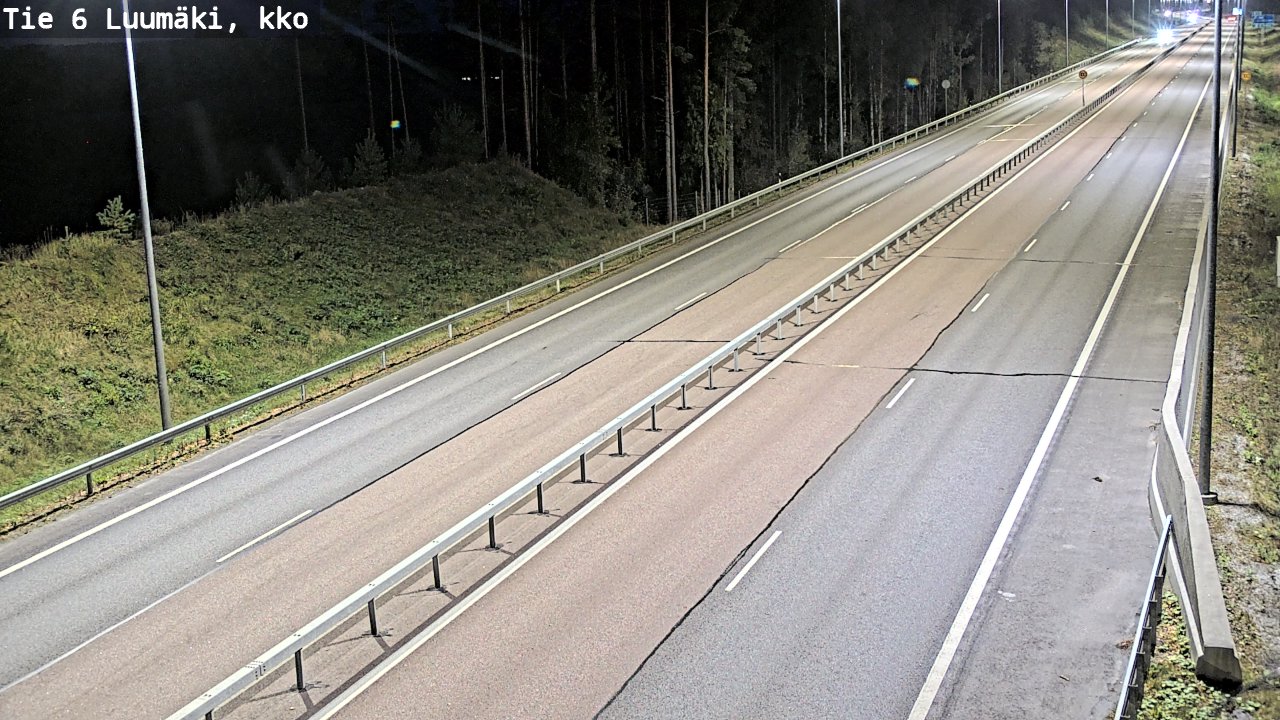 Kelikamerat Kuva Tie 6 Luumäki, kirkko, Luumäki, Etelä-Karjala