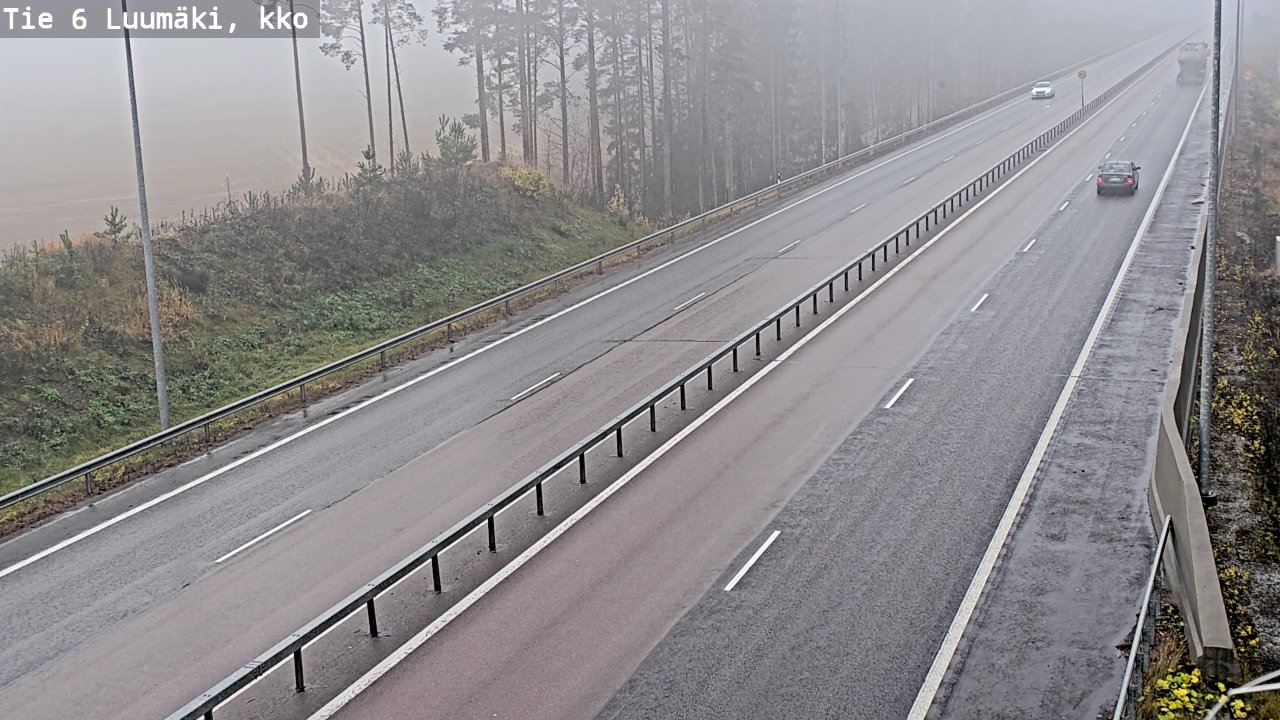 Kelikamerat Kuva Tie 6 Luumäki, kirkko, Luumäki, Etelä-Karjala