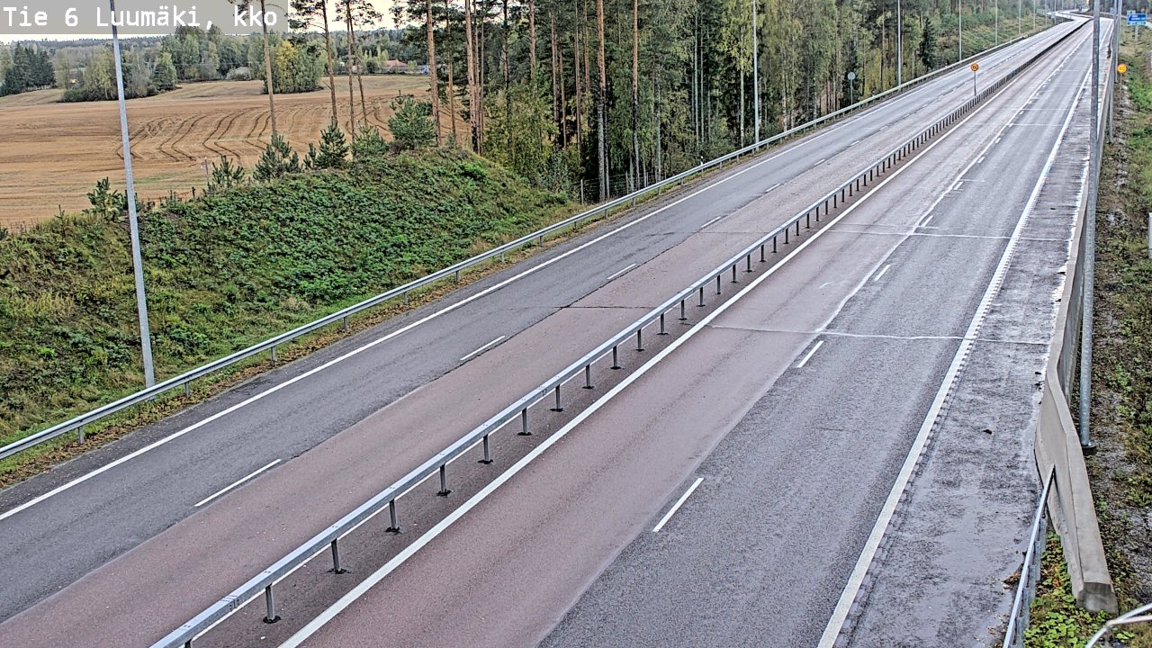 Kelikamerat Kuva Tie 6 Luumäki, kirkko, Luumäki, Etelä-Karjala