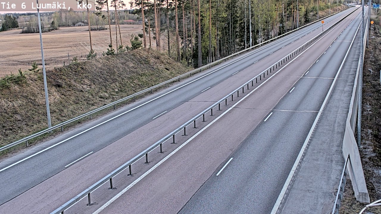 Kelikamerat Kuva Tie 6 Luumäki, kirkko, Luumäki, Etelä-Karjala