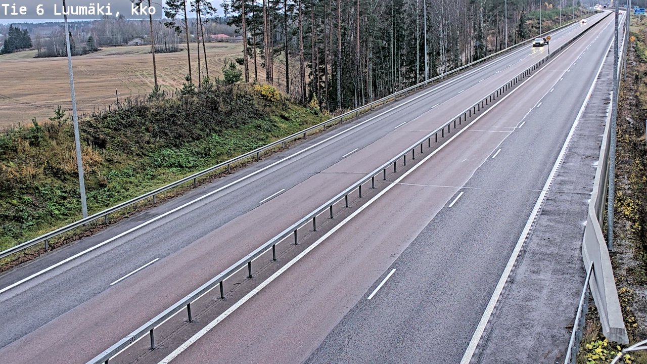 Kelikamerat Kuva Tie 6 Luumäki, kirkko, Luumäki, Etelä-Karjala