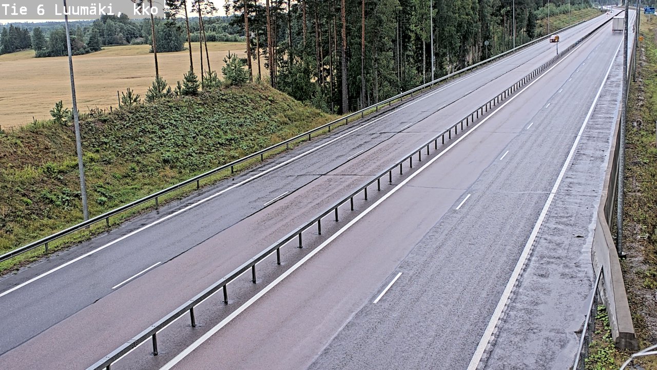 Kelikamerat Kuva Tie 6 Luumäki, kirkko, Luumäki, Etelä-Karjala