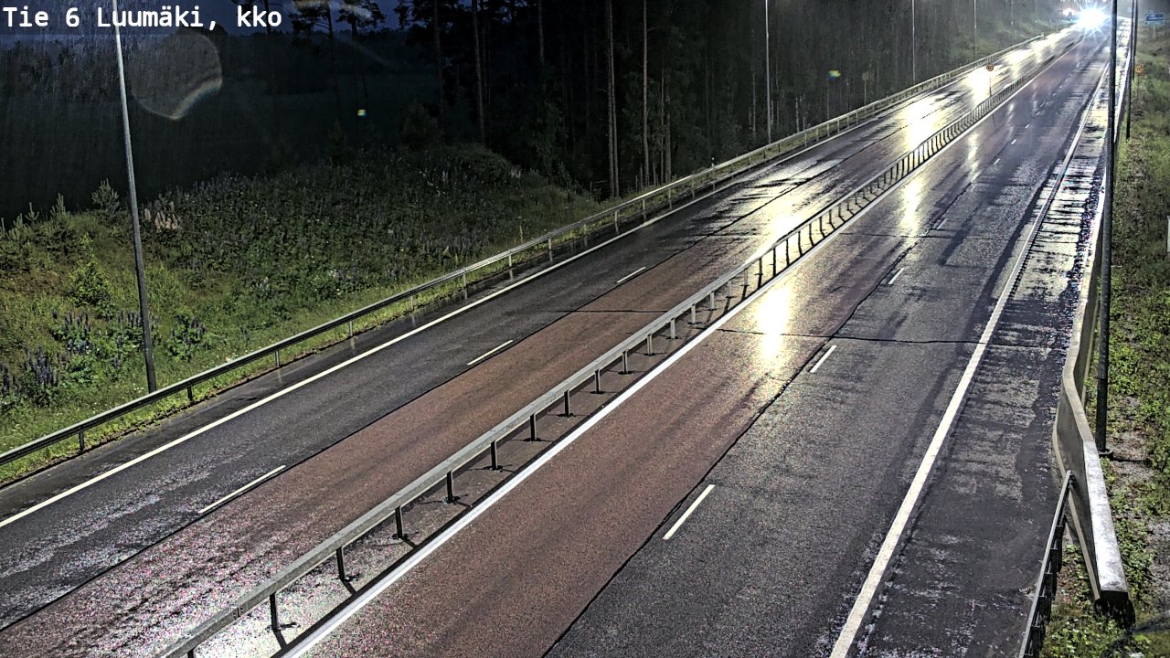 Kelikamerat Kuva Tie 6 Luumäki, kirkko, Luumäki, Etelä-Karjala