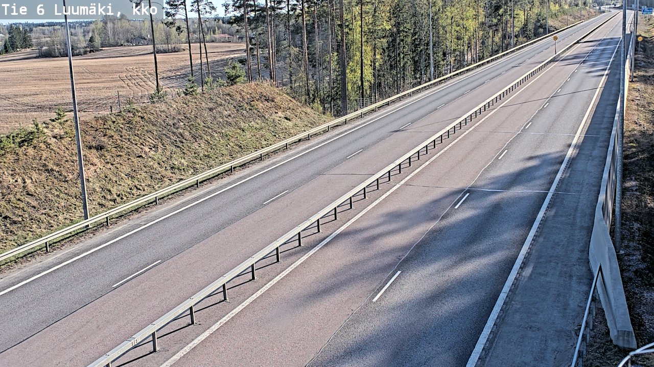 Kelikamerat Kuva Tie 6 Luumäki, kirkko, Luumäki, Etelä-Karjala
