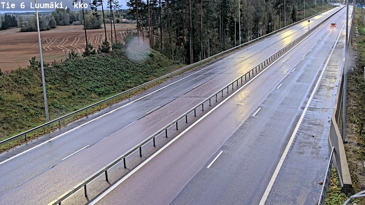 Kelikamerat Kuva Tie 6 Luumäki, kirkko, Luumäki, Etelä-Karjala
