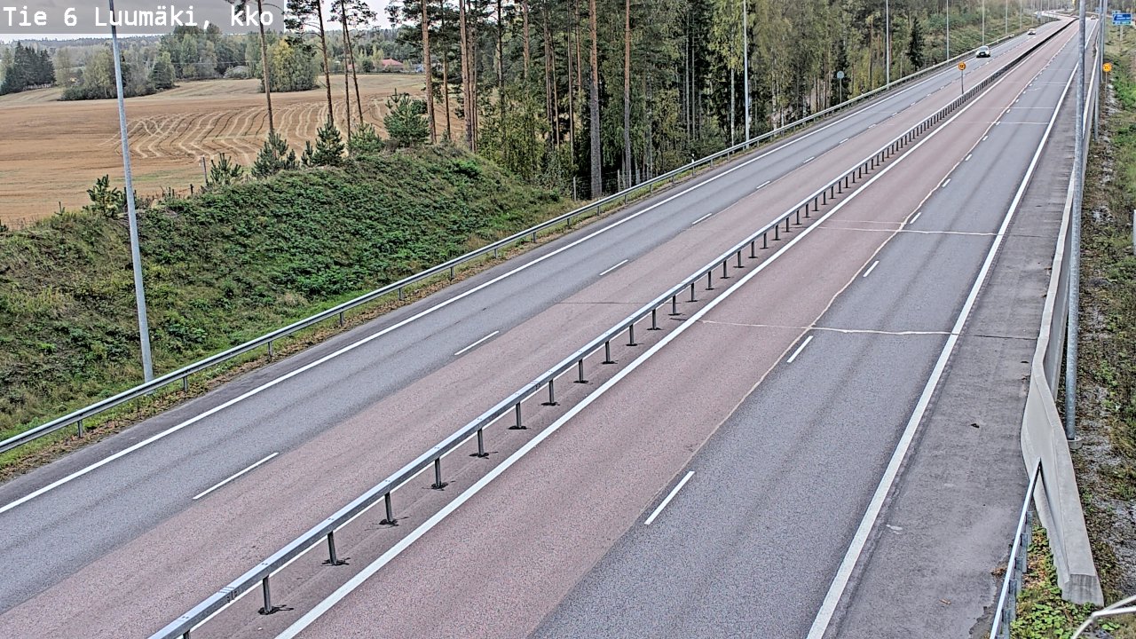 Kelikamerat Kuva Tie 6 Luumäki, kirkko, Luumäki, Etelä-Karjala