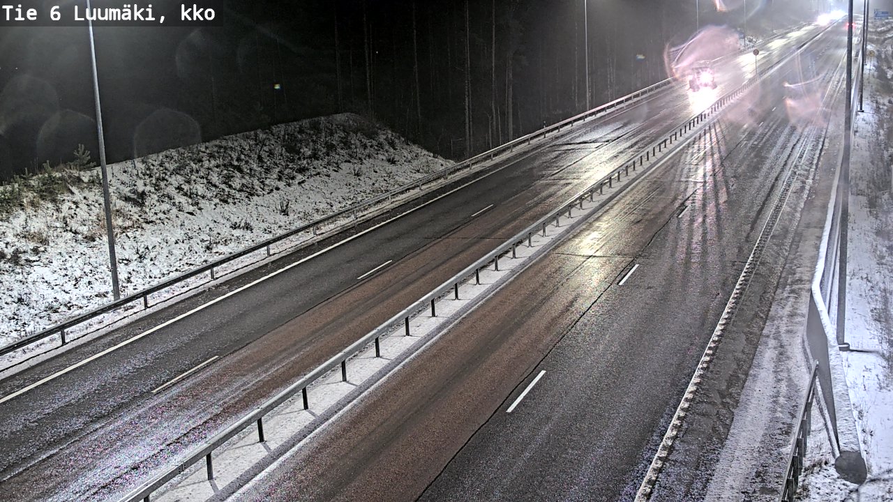 Weather Camera Image Road 6 Luumäki, kirkko, Luumäki, Etelä-Karjala