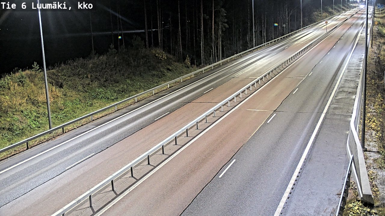 Kelikamerat Kuva Tie 6 Luumäki, kirkko, Luumäki, Etelä-Karjala