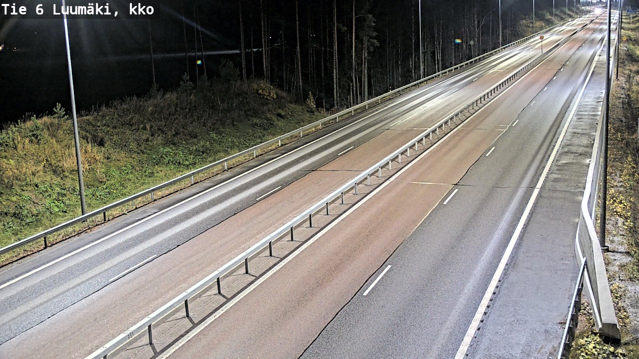 Kelikamerat Kuva Tie 6 Luumäki, kirkko, Luumäki, Etelä-Karjala