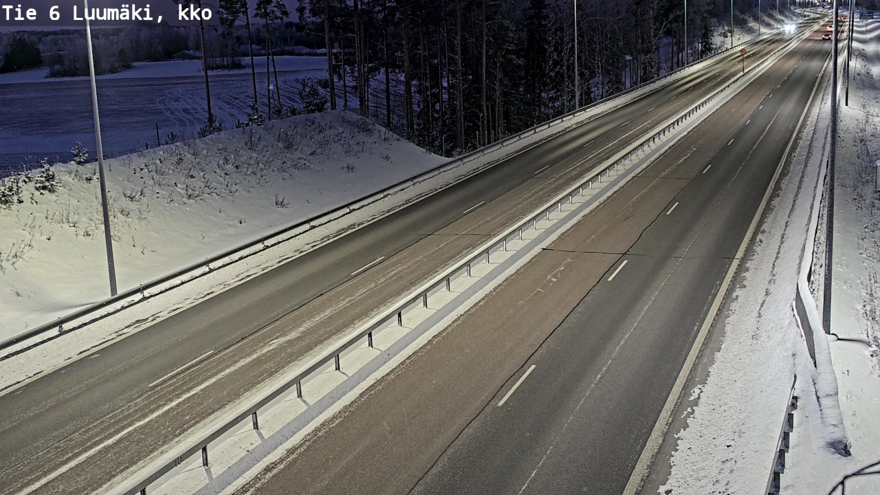 Kelikamerat Kuva Tie 6 Luumäki, kirkko, Luumäki, Etelä-Karjala