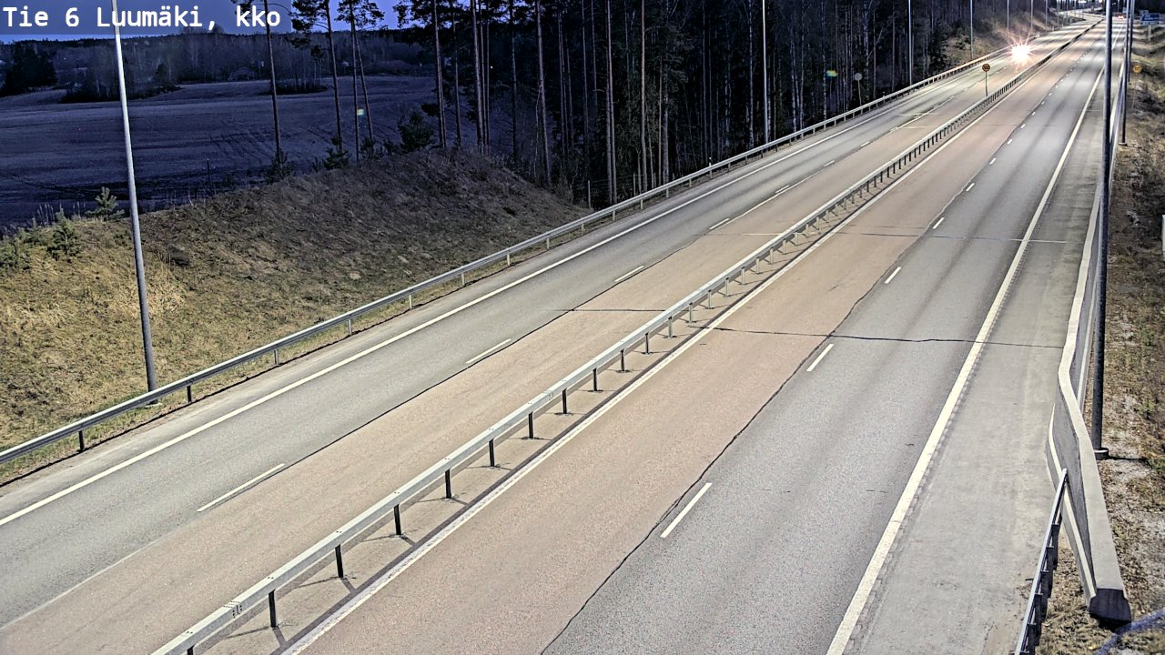 Kelikamerat Kuva Tie 6 Luumäki, kirkko, Luumäki, Etelä-Karjala