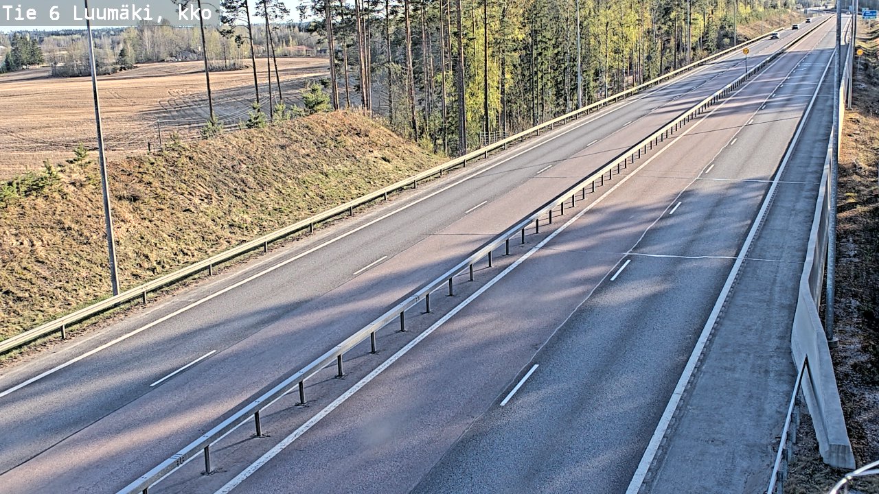 Kelikamerat Kuva Tie 6 Luumäki, kirkko, Luumäki, Etelä-Karjala