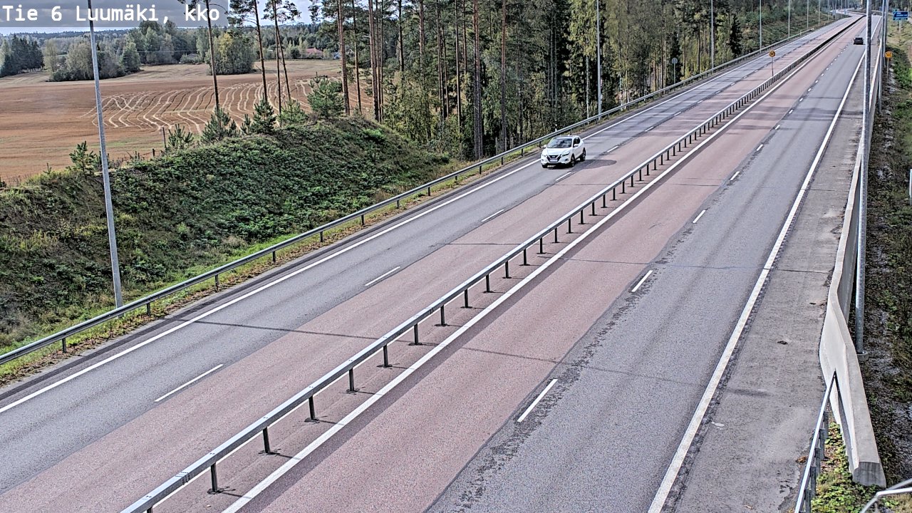 Kelikamerat Kuva Tie 6 Luumäki, kirkko, Luumäki, Etelä-Karjala