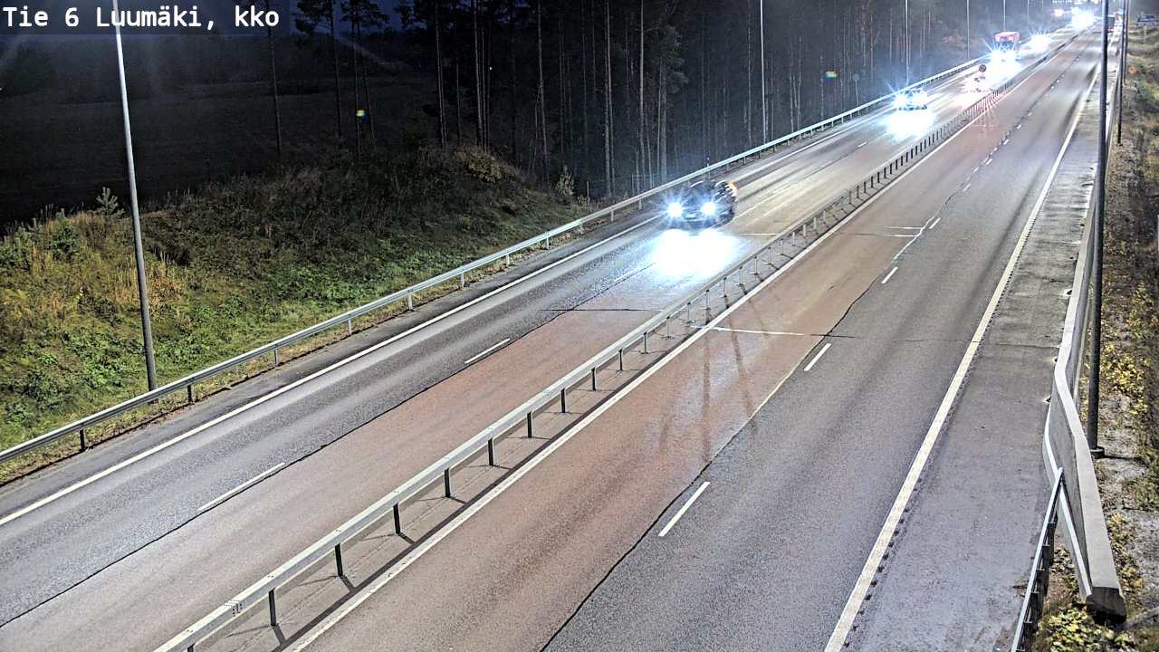 Kelikamerat Kuva Tie 6 Luumäki, kirkko, Luumäki, Etelä-Karjala