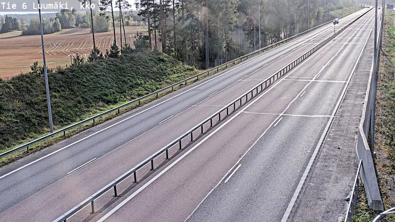 Kelikamerat Kuva Tie 6 Luumäki, kirkko, Luumäki, Etelä-Karjala