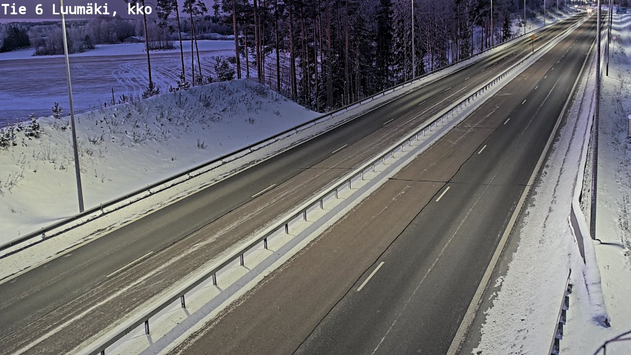 Kelikamerat Kuva Tie 6 Luumäki, kirkko, Luumäki, Etelä-Karjala