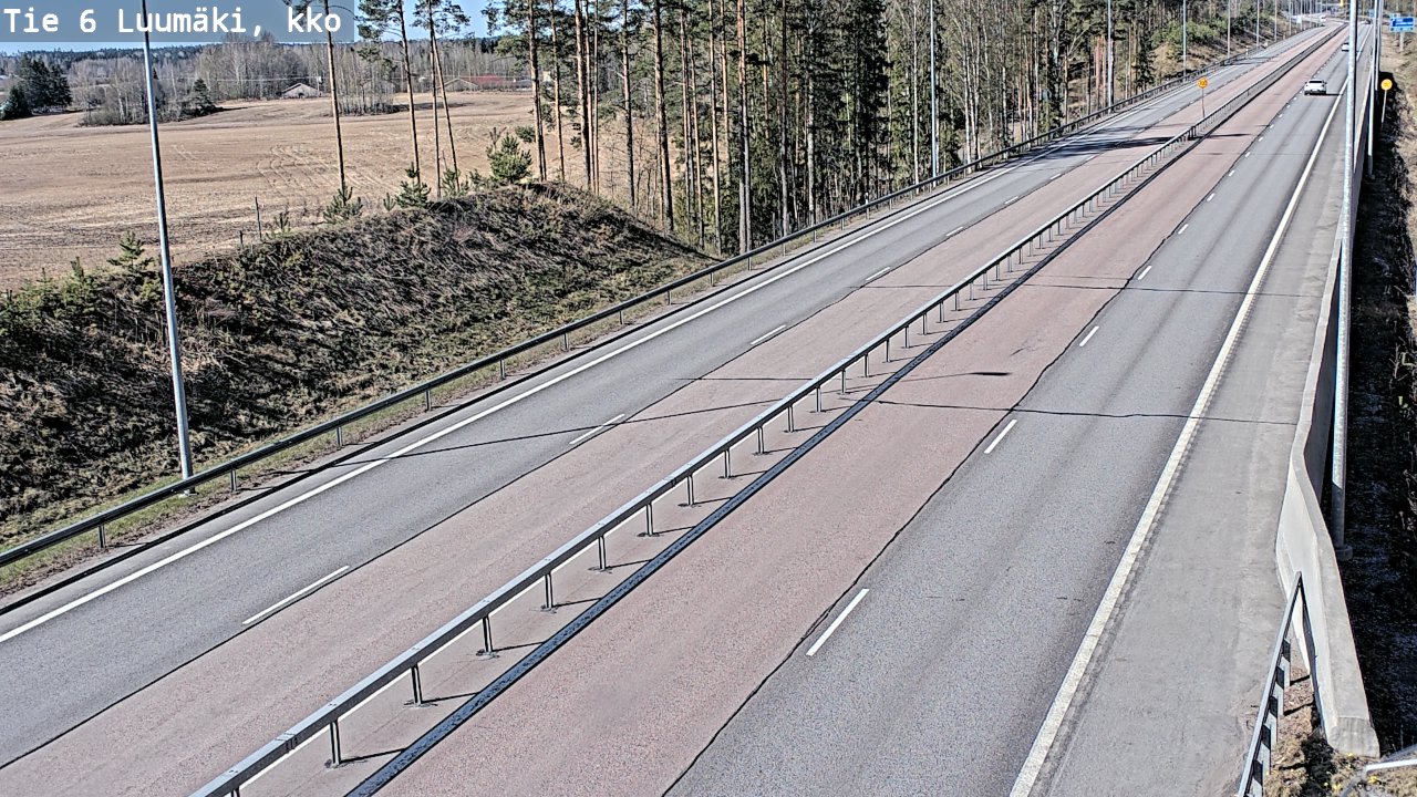 Kelikamerat Kuva Tie 6 Luumäki, kirkko, Luumäki, Etelä-Karjala