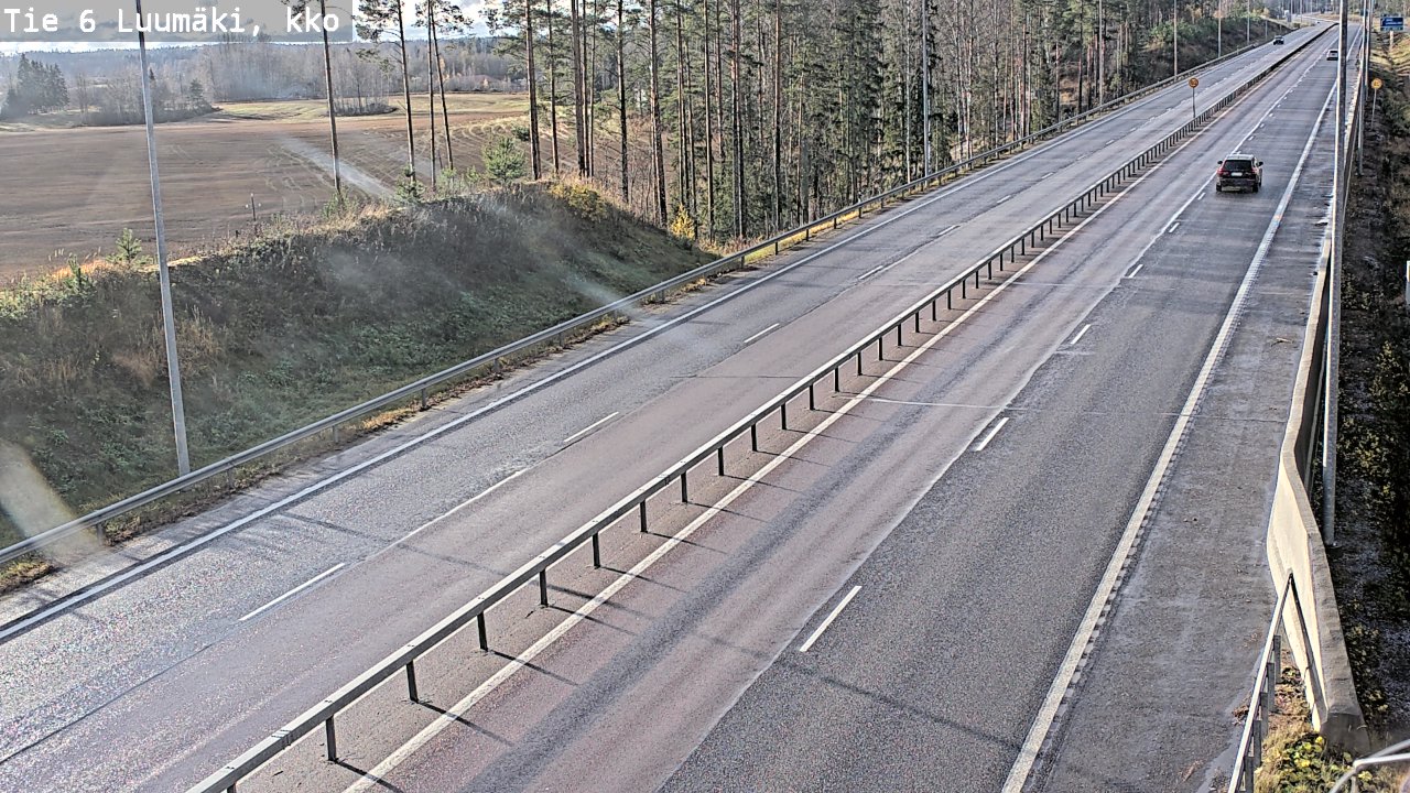 Kelikamerat Kuva Tie 6 Luumäki, kirkko, Luumäki, Etelä-Karjala