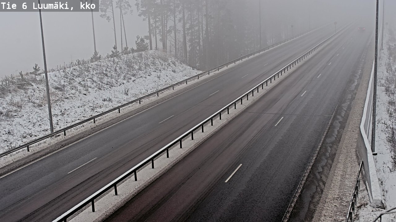 Weather Camera Image Road 6 Luumäki, kirkko, Luumäki, Etelä-Karjala
