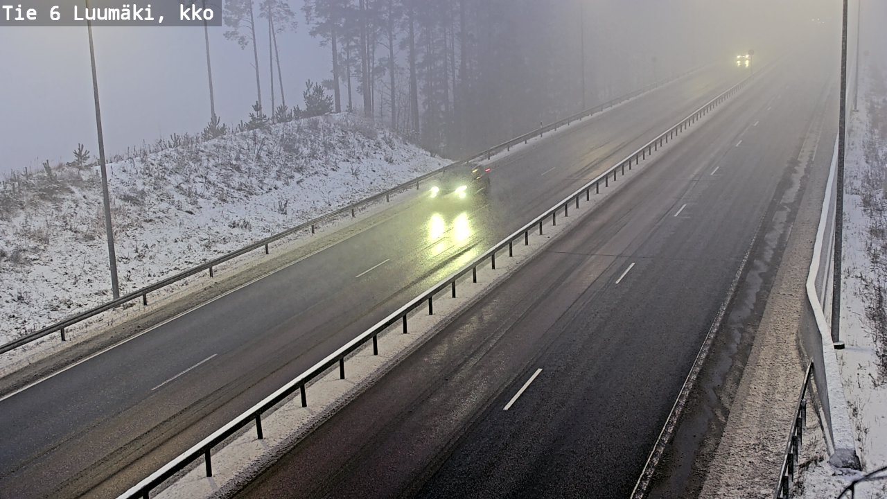 Weather Camera Image Road 6 Luumäki, kirkko, Luumäki, Etelä-Karjala