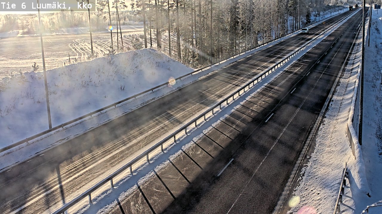 Kelikamerat Kuva Tie 6 Luumäki, kirkko, Luumäki, Etelä-Karjala