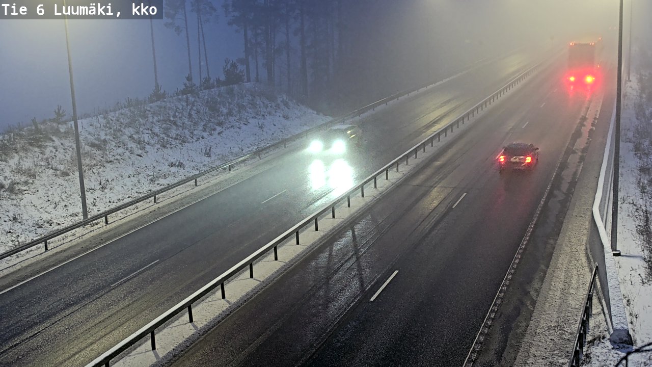 Weather Camera Image Road 6 Luumäki, kirkko, Luumäki, Etelä-Karjala